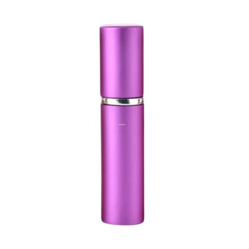 Parfümös üveg védőtokkal (10 ML) Lila, ezüst fej